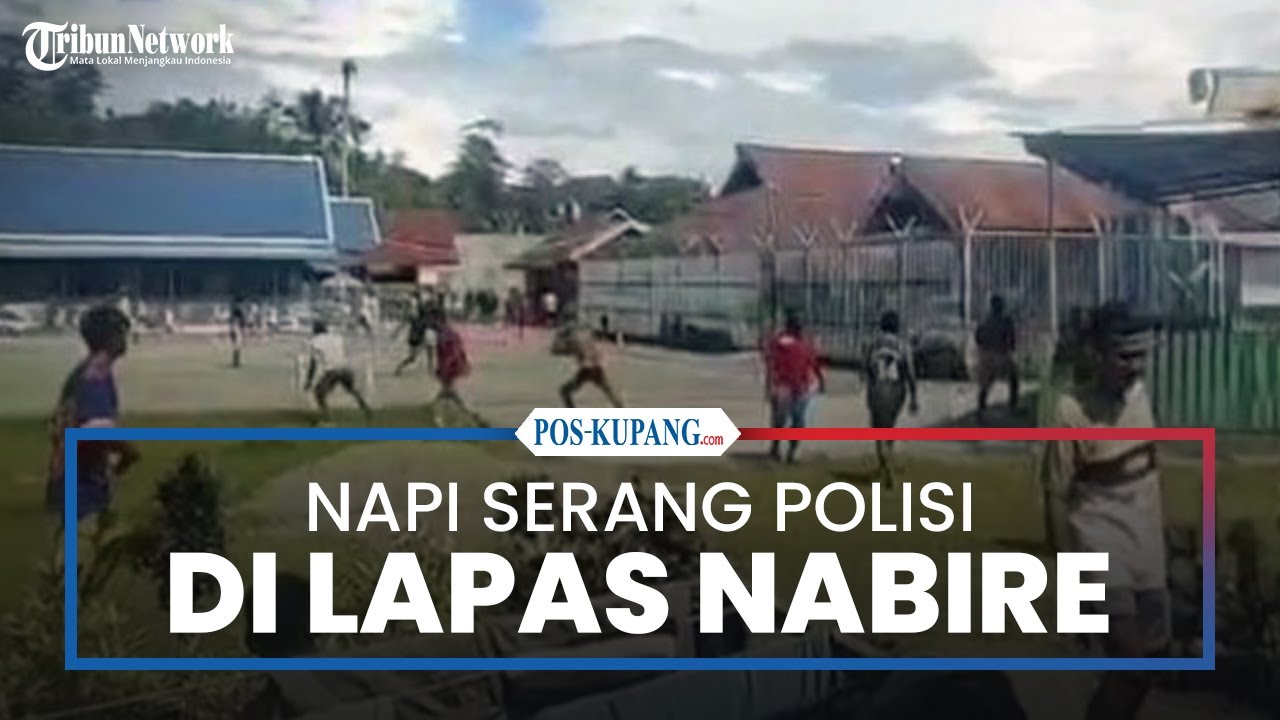 Napi Serang Polisi saat Olah TKP Kaburnya 3 Simpatisan KKB di Lapas Nabire