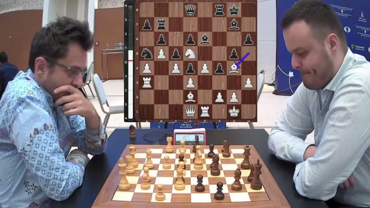 MATE IN 2!! Levon Aronian vs Aleksandar Indjic || World Blitz Chess 2023 - R17