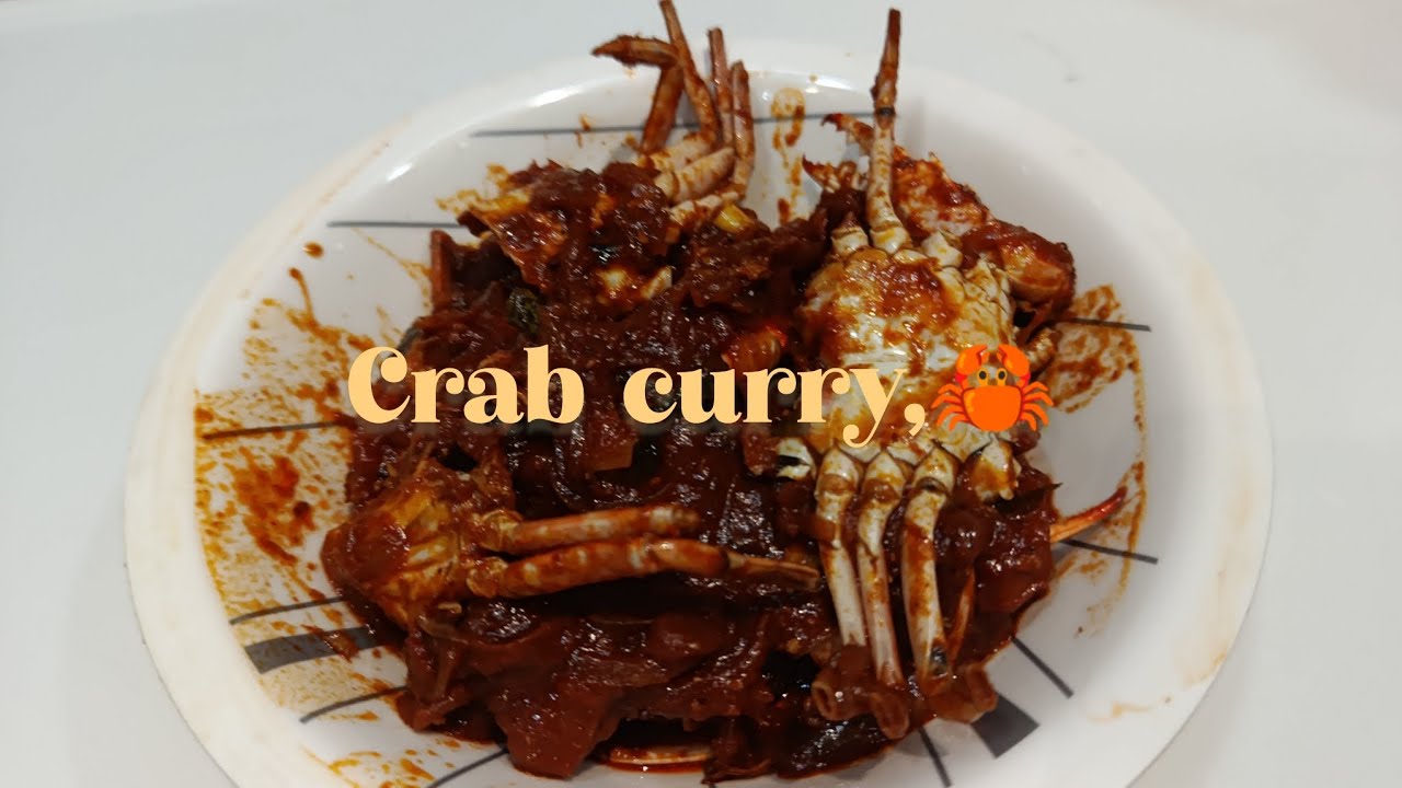 Manglore special crab curry 🦀 recipe #homestyle whispers.