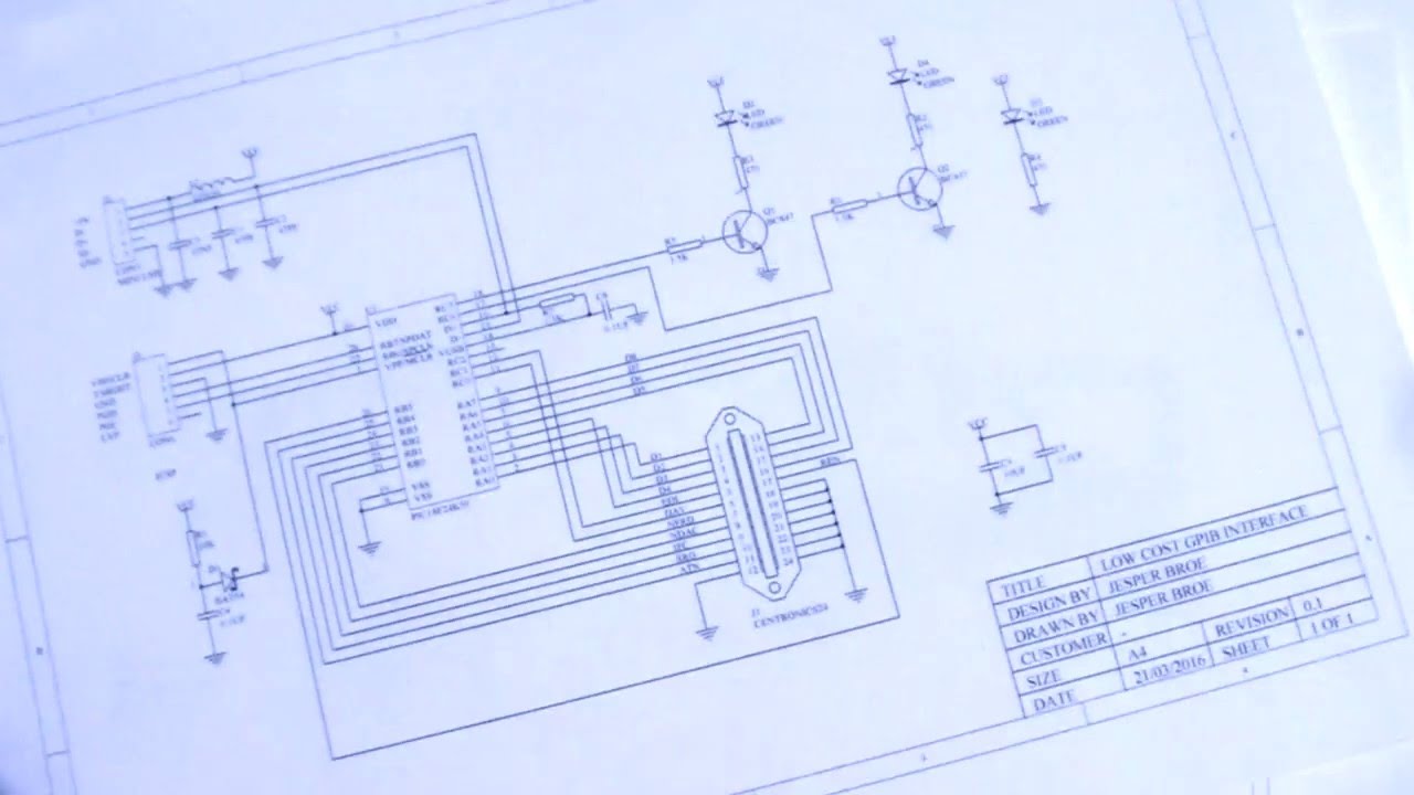 Design of a USB to GPIB Bus Interface - Episode 2 - Circuit Design