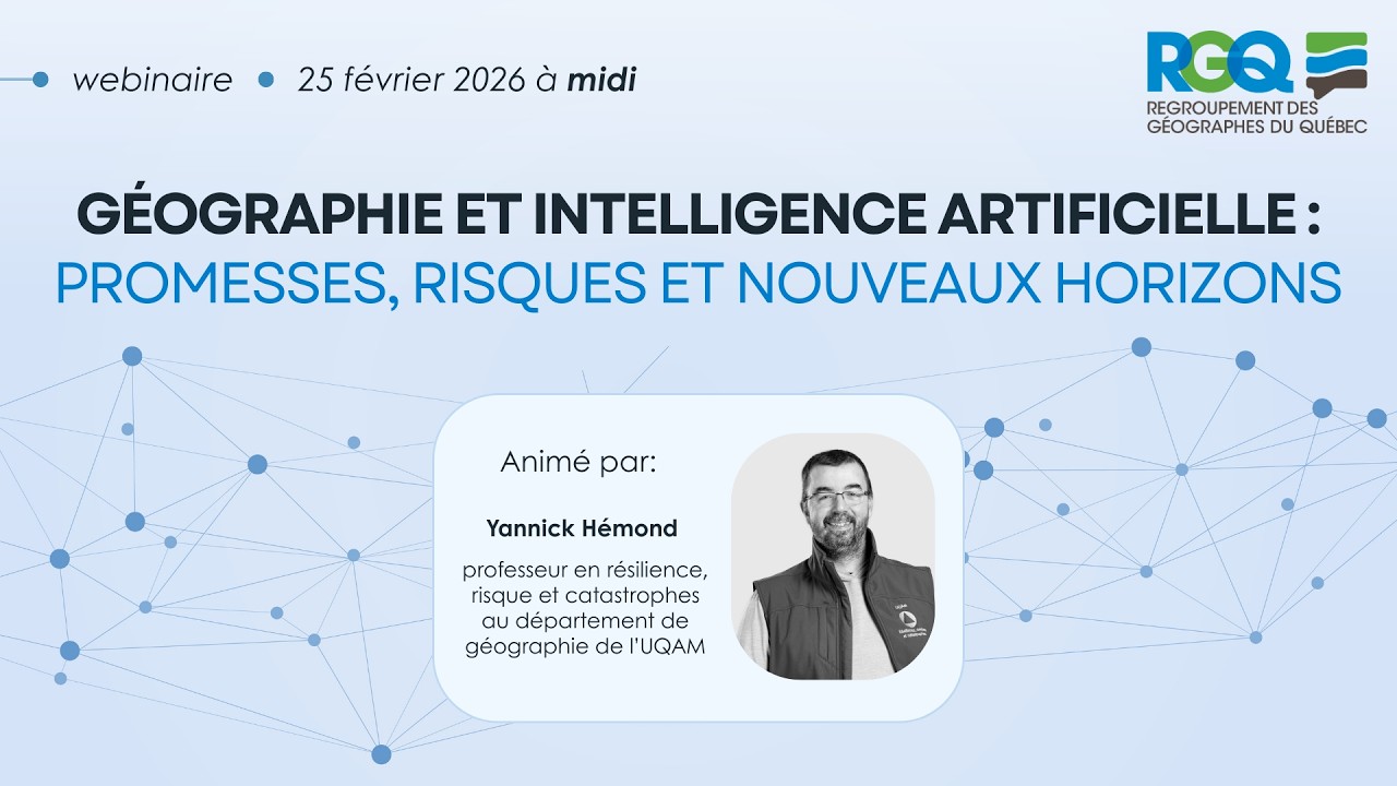 Géographie et intelligence artificielle : promesses, risques et nouveaux horizons