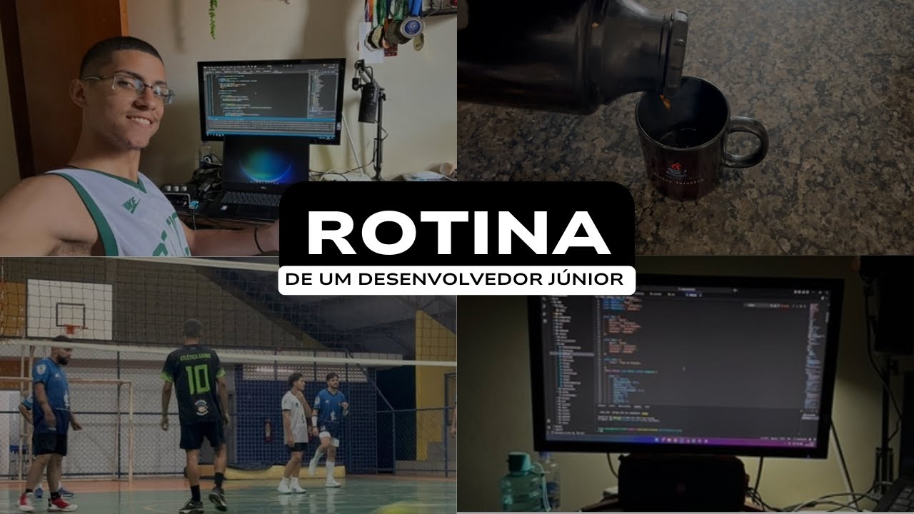 Um dia sendo desenvolvedor junior home office (e atleta)