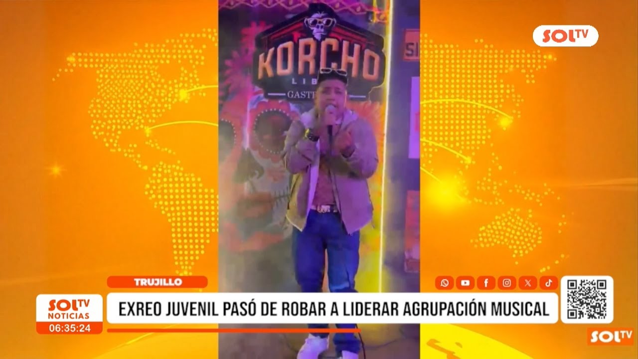 Trujillo: Exreo juvenil triunfa como cantante de cumbia