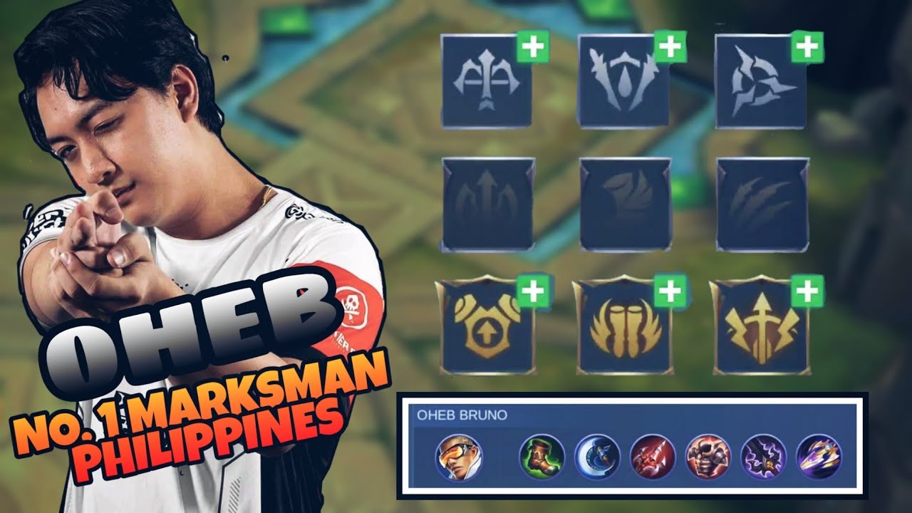 THANK YOU OHEB FOR THIS NEW BRUNO BUILD AND EMBLEM 🔥- MLBB