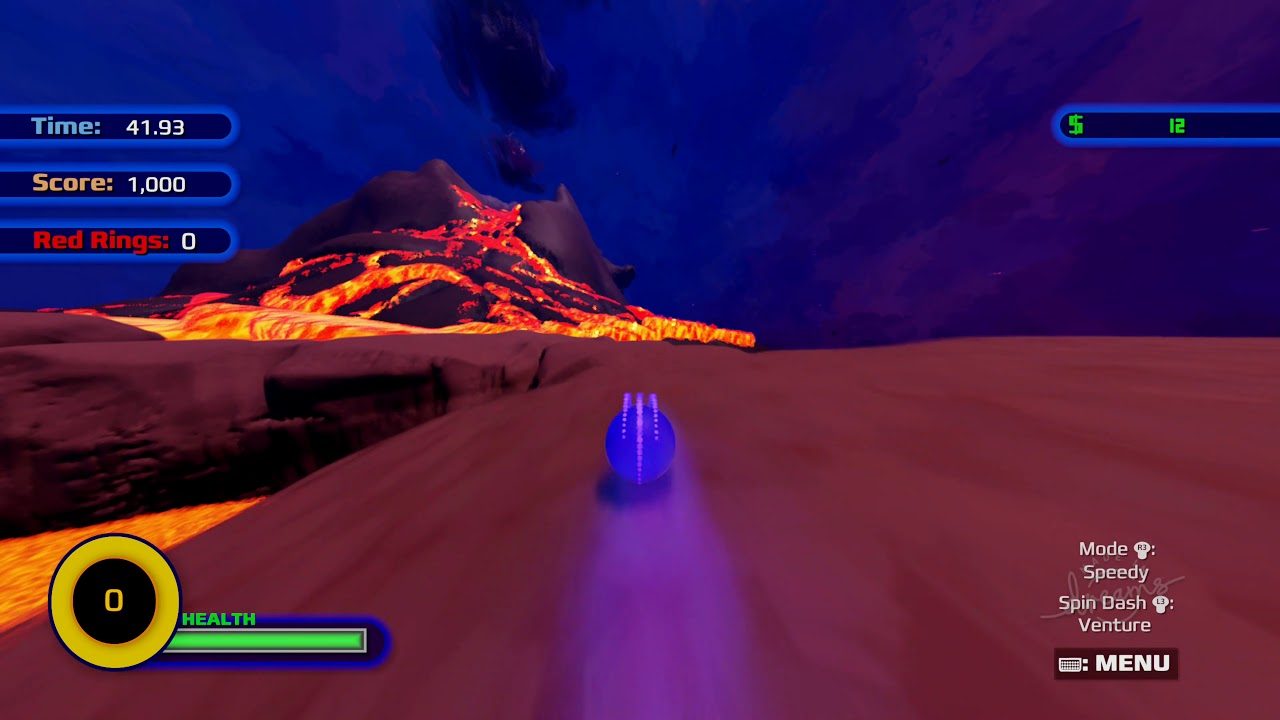 Sonic Venture DX (Dreams PS5) Red Crater 1:08.13