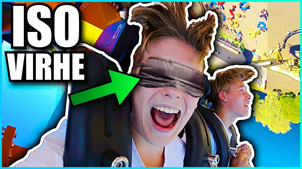 SILMÄT SIDOTTUNA Särkänniemen HURJIMMISSA Laitteissa! 😵‍💫