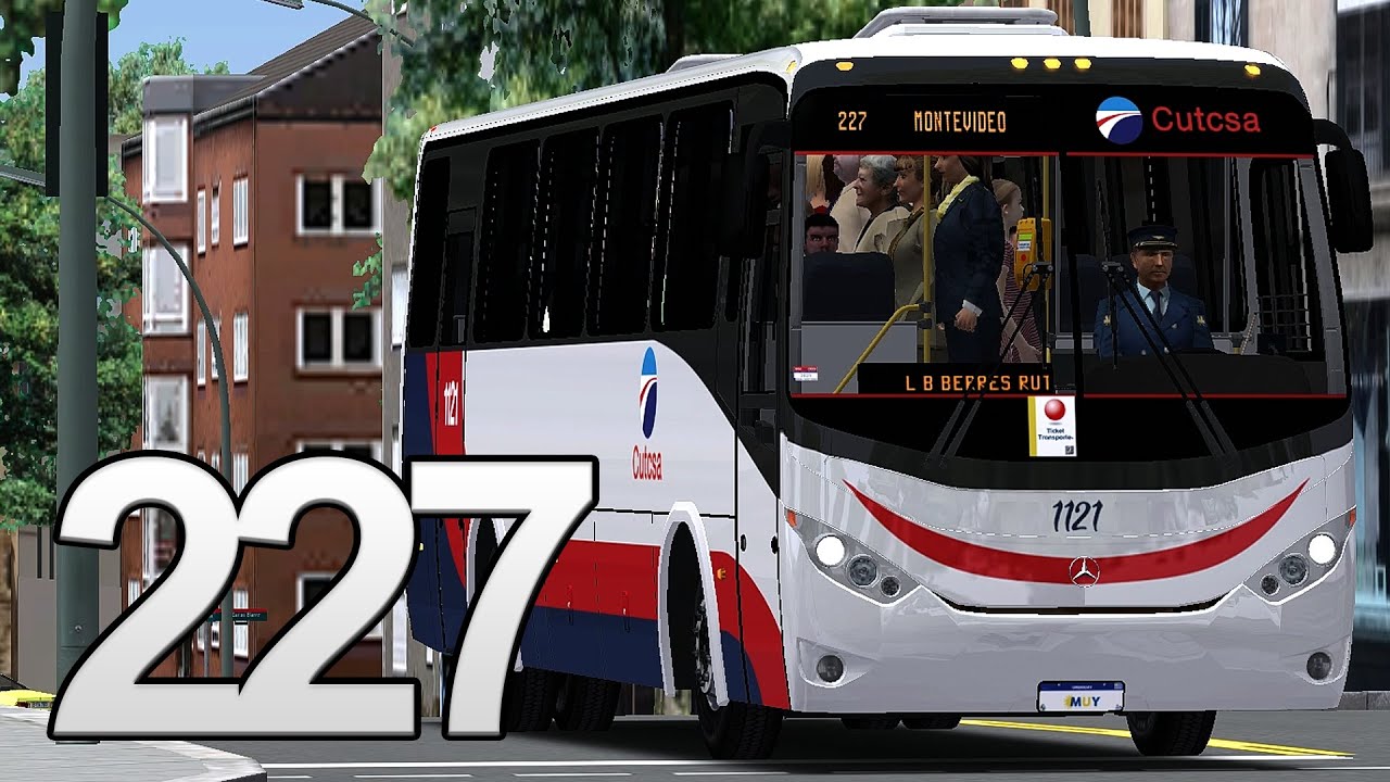 【 OMSI 2 】— Linea 227 - CUTCSA | Mapa Montevideo Ficticio v3
