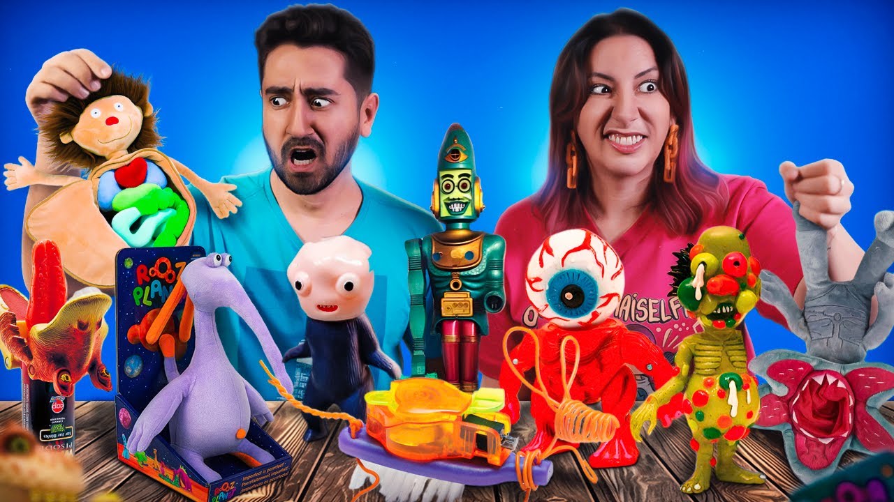 Testando os Brinquedos Mais Estranhos da Loja | Gabriel e Shirley 2.0