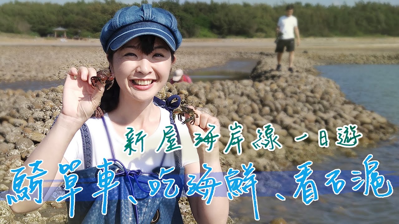 【桃園新屋】沿著海岸線玩一整天！用單車串連所有景點～客庄漁港拍賣魚獲、吃海鮮，綠色走廊騎單車；桃園也有石滬群？百年古法牽魚仔要看潮汐！用海廢DIY獨一無二的紀念品吧！｜1000步的繽紛台灣 Ep383
