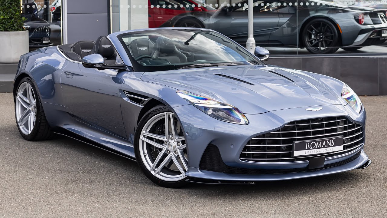 2024 Aston Martin DB12 Volante - Concours Blue - Walkaround + Engine & Exhaust Sound