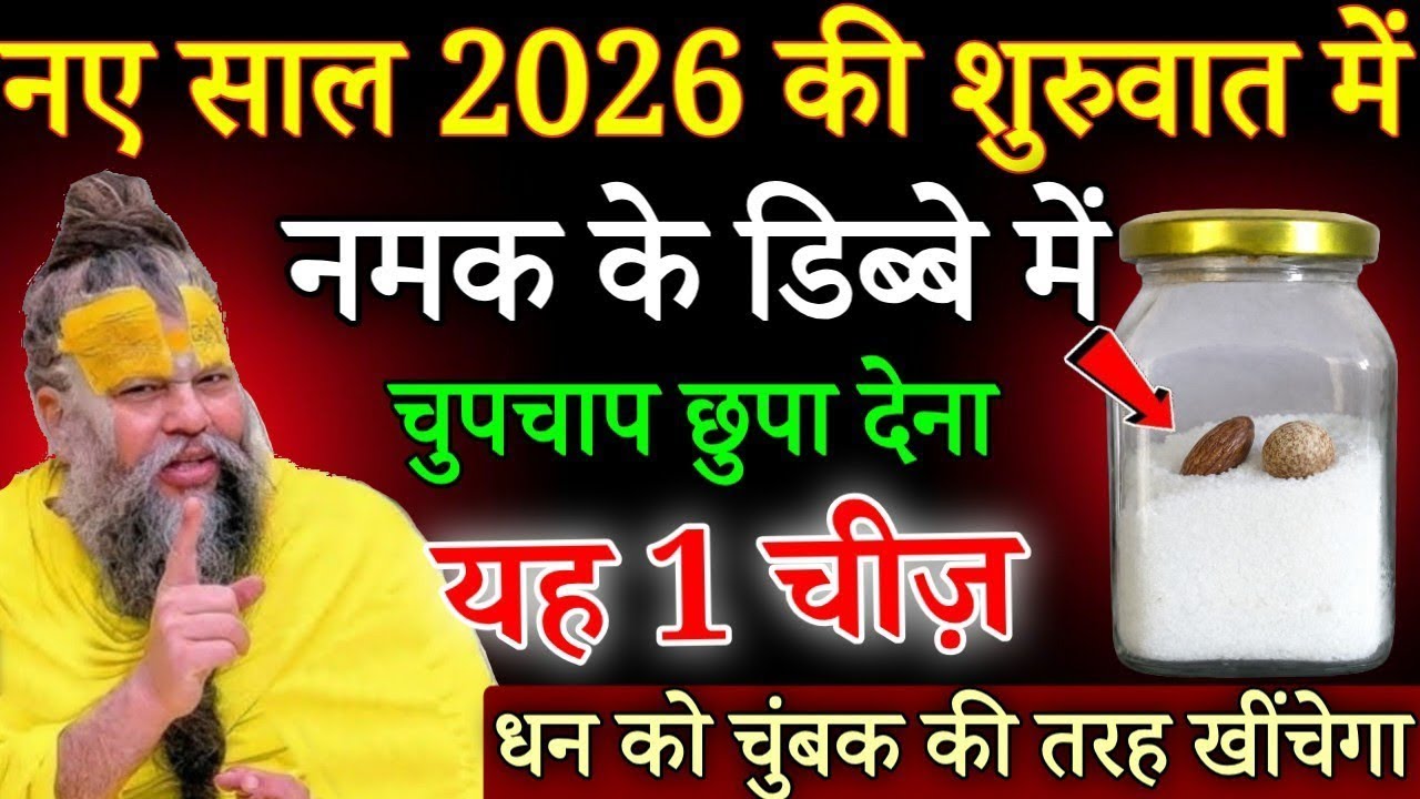 2026 में घर-परिवार में समृद्धि और सुख-शांति लाने का रहस्यमय उपाय | नमक और काले तिल का शक्ति नियम