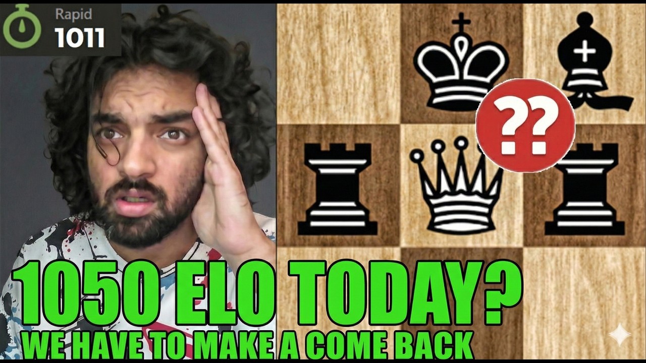 Can I break 1050 ELO today? | Road to 2000 ELO live | EP 1000