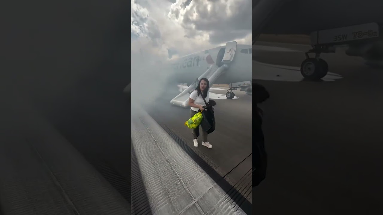 American Airlines Flight Evacuated After Landing Gear Incident