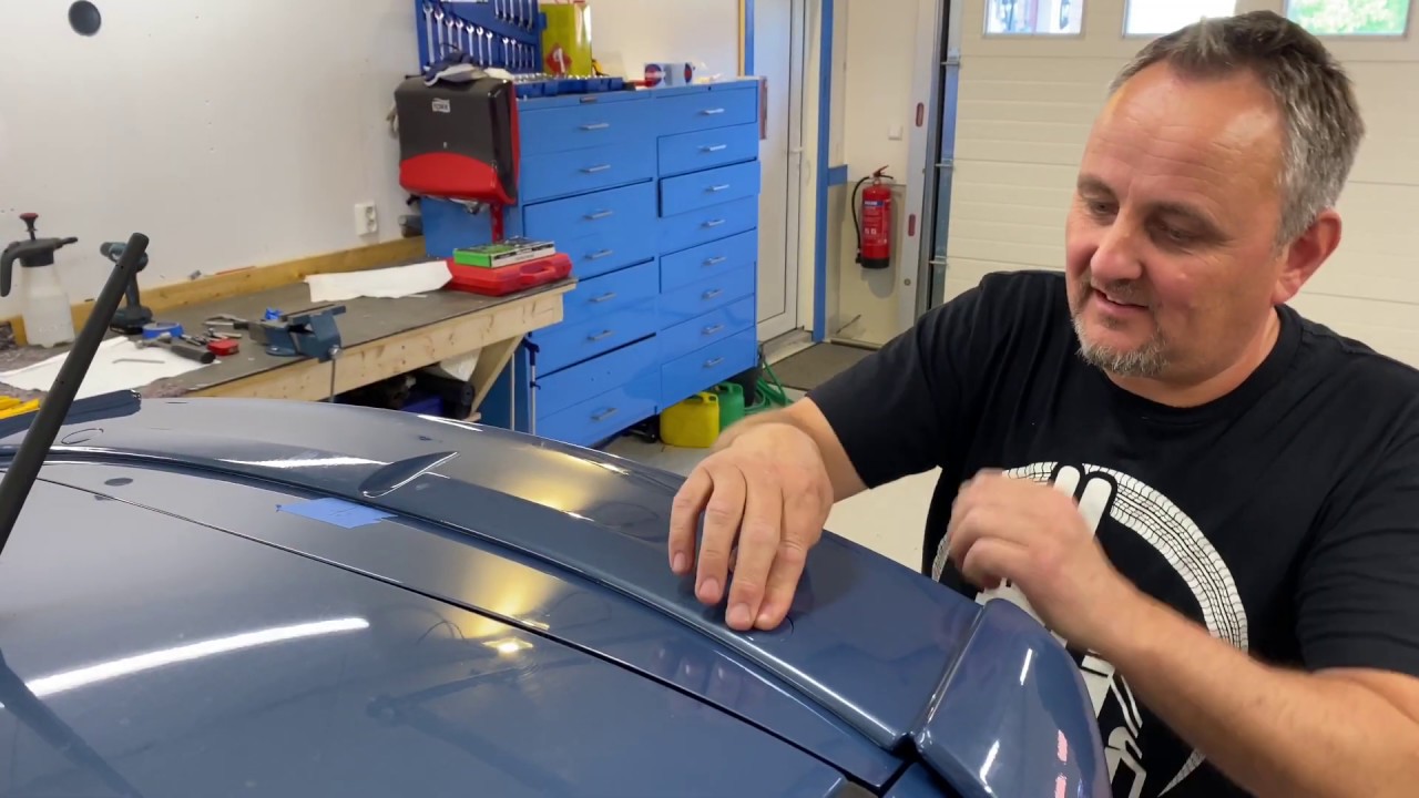 Tante Yaris - Montering av spoiler