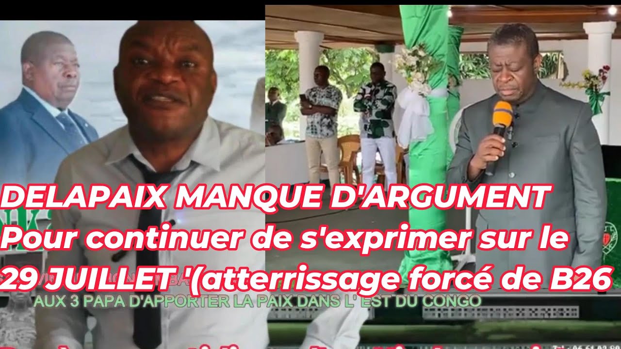 aucun argument pour le 29 juillet atterrissage forcé de B26
