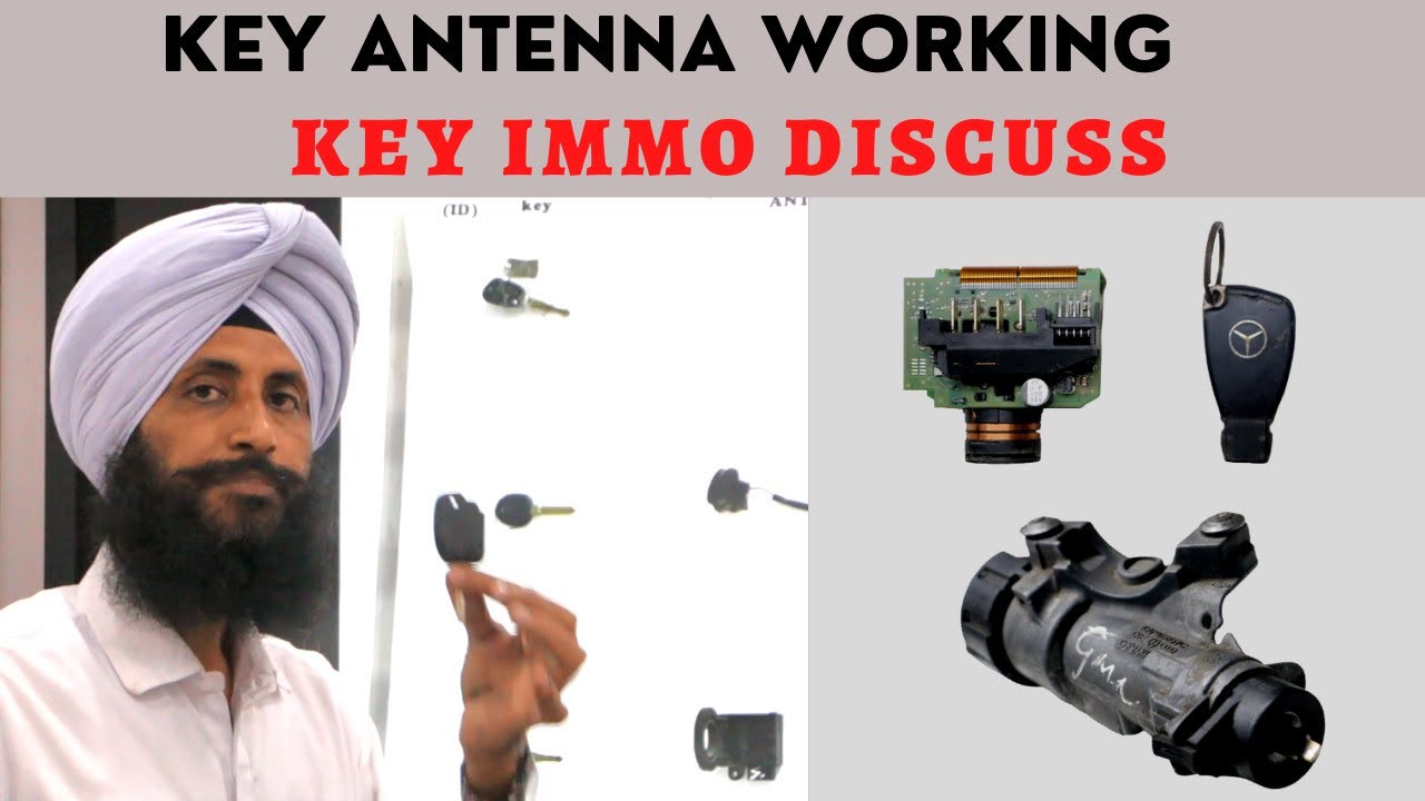 KEY IMMO | KEY ANTENNA WORKING | #key #immobilizer #antenna