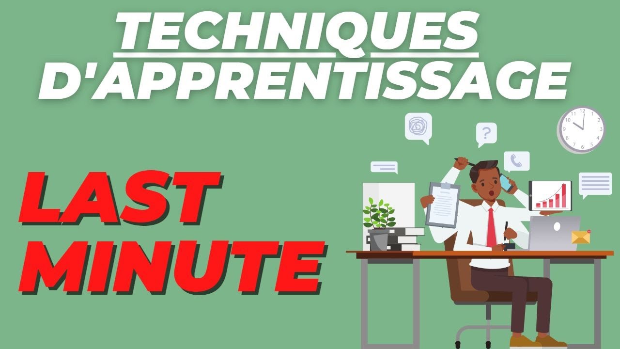 Comment bien réviser au dernier moment (MEILLEURES techniques d'apprentissage last minute)