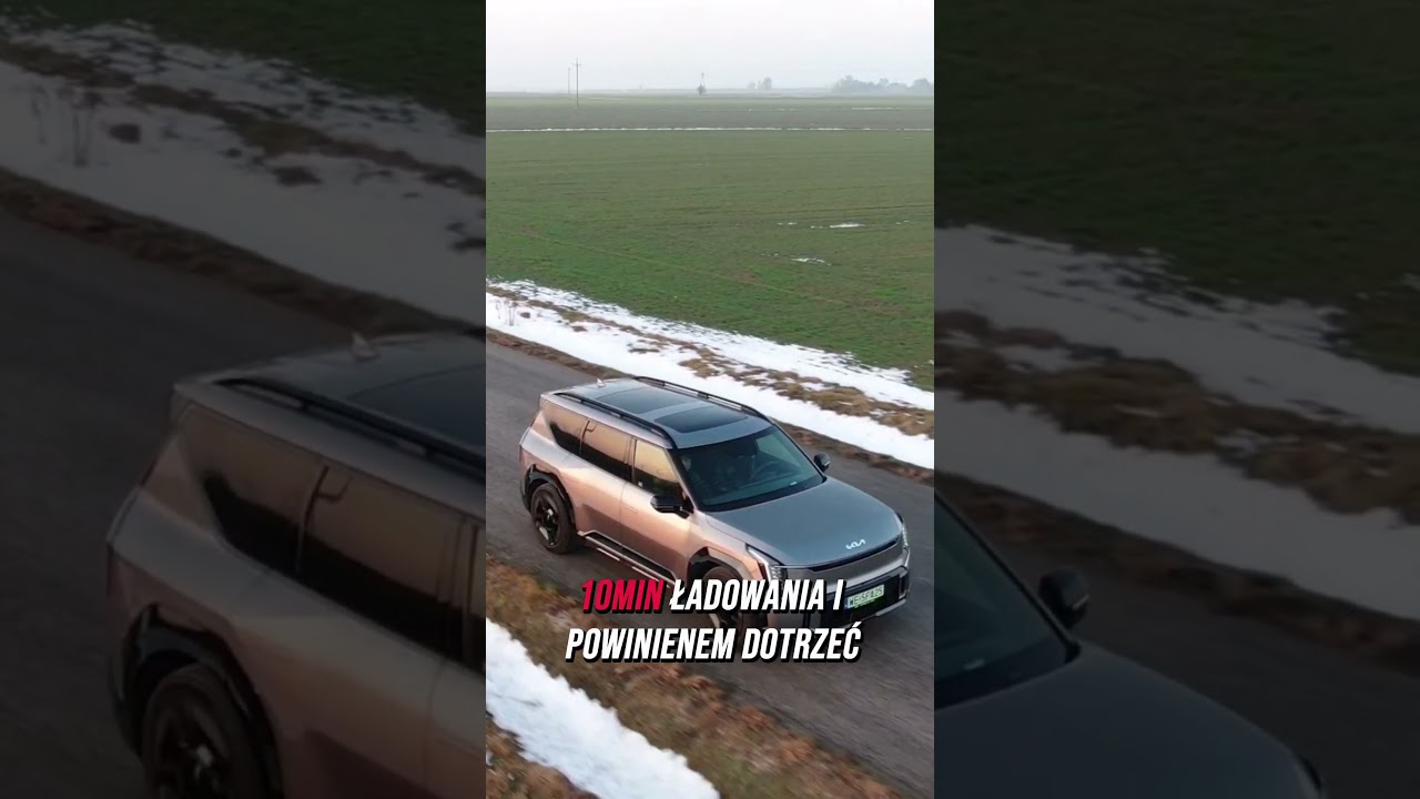 Kia ev9 w trasie spalanie ładowanie komfort #ev9 #kia #tesla