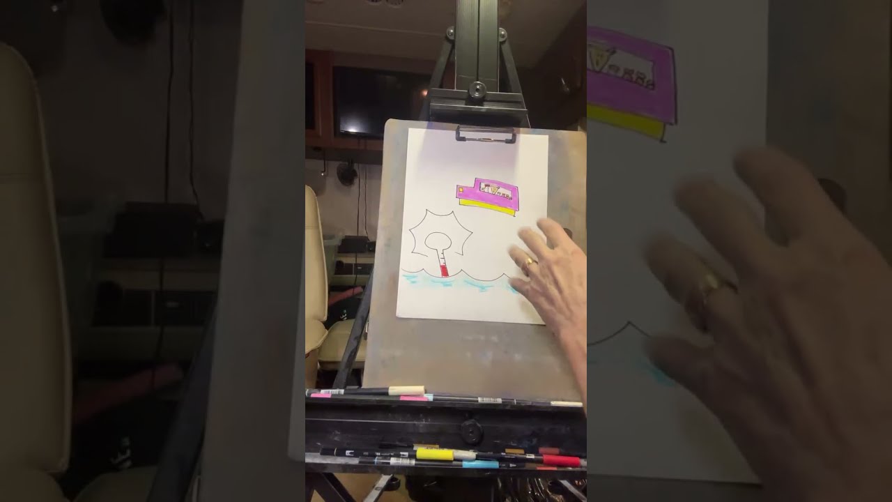 Meg n Mommy is live! ASMR cartooning Commander cow and friends