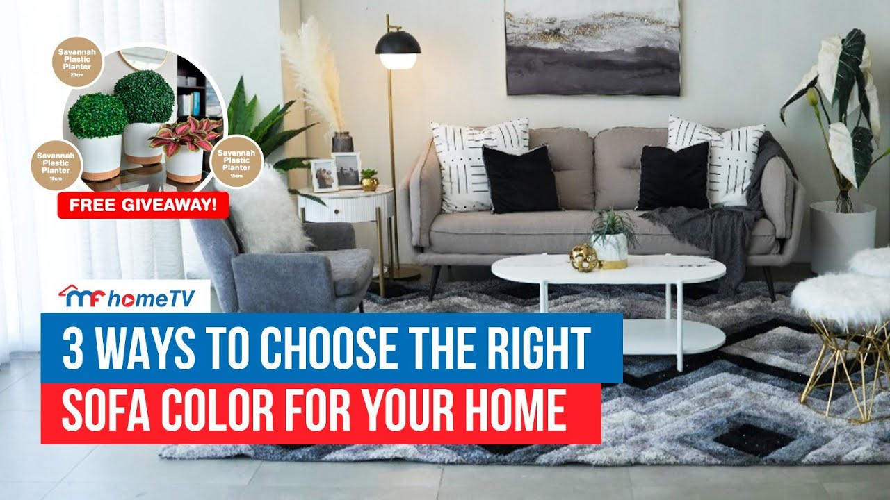 3 Ways to Choose the Right Sofa Color for your Home | Mandaue Foam | MF Home TV