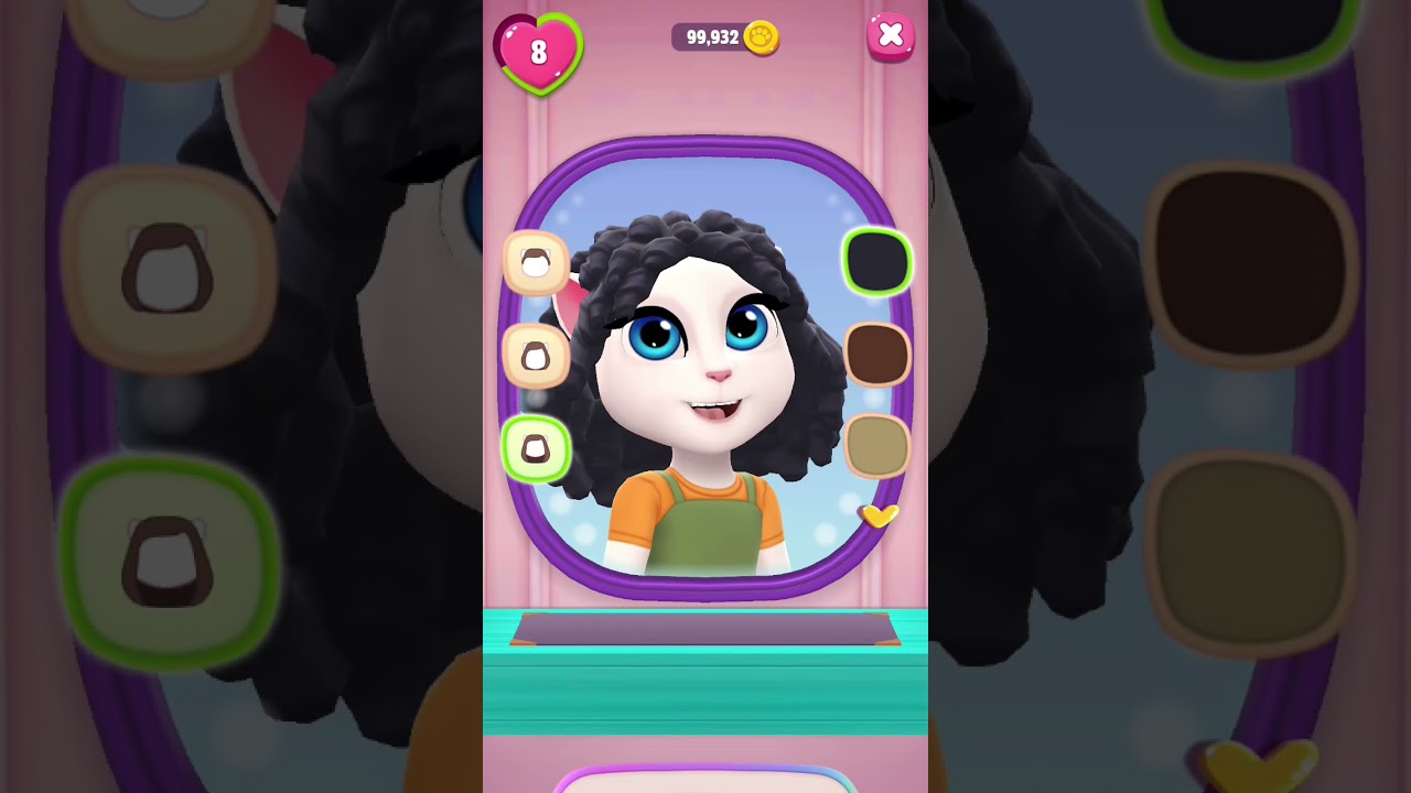 Squid game makeover ❤️❤️###mytalkingangela2