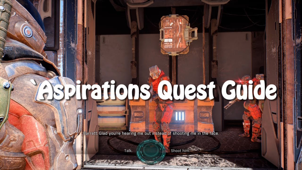 Mass Effect: Andromeda: Aspirations Quest Guide - PS4