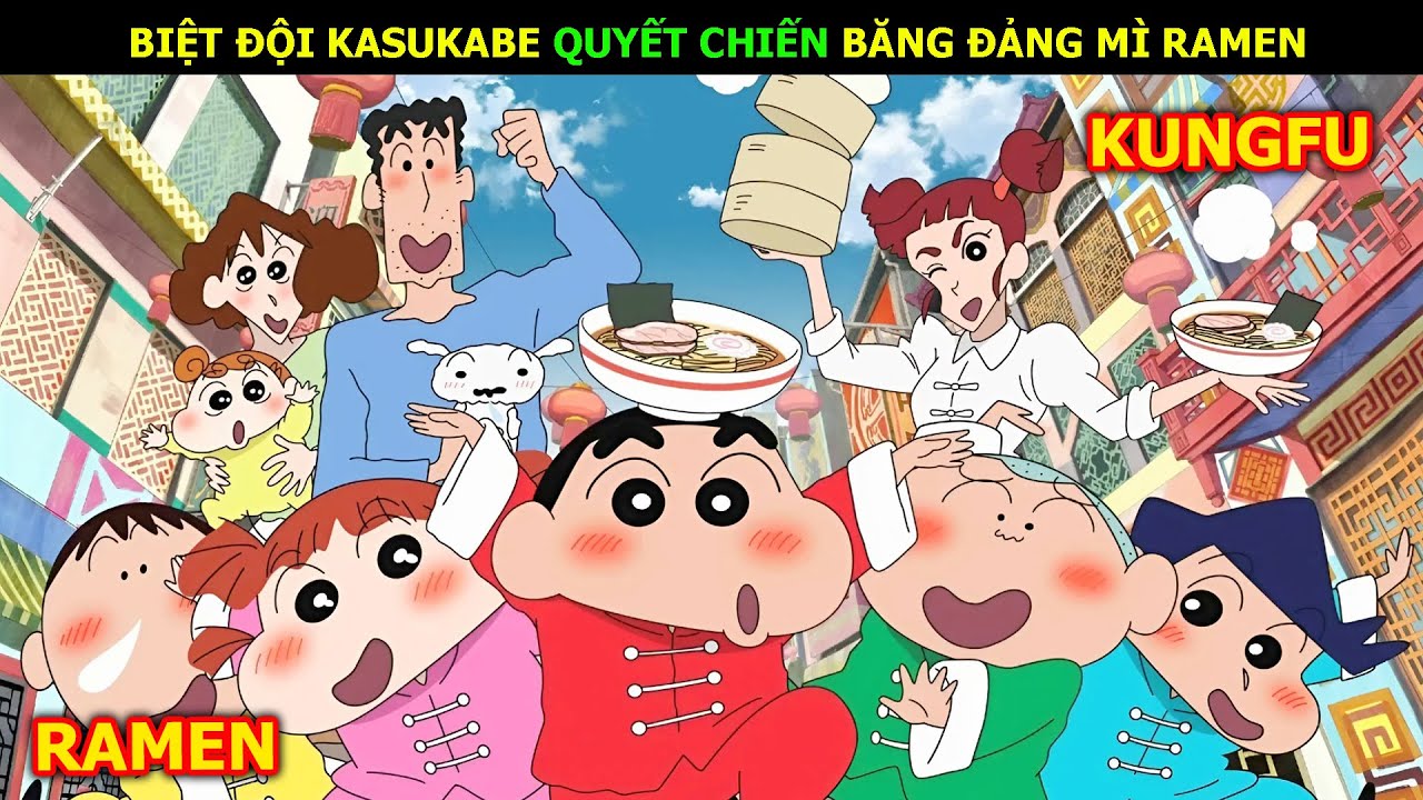 Review Phim: Biệt Đội Kasukabe Quyết Chiến Băng Đảng Mì Ramen | Linh San Review