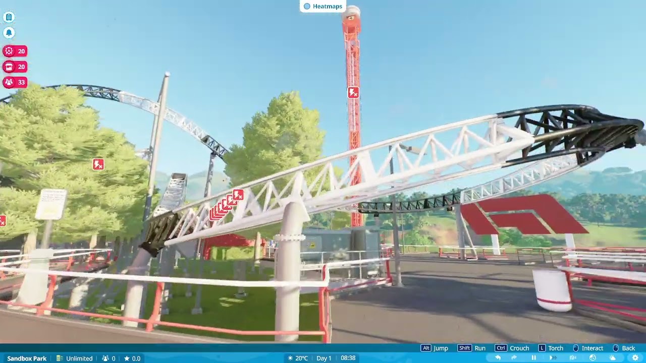 Reviewing your rollercoasters in planetcoaster 2