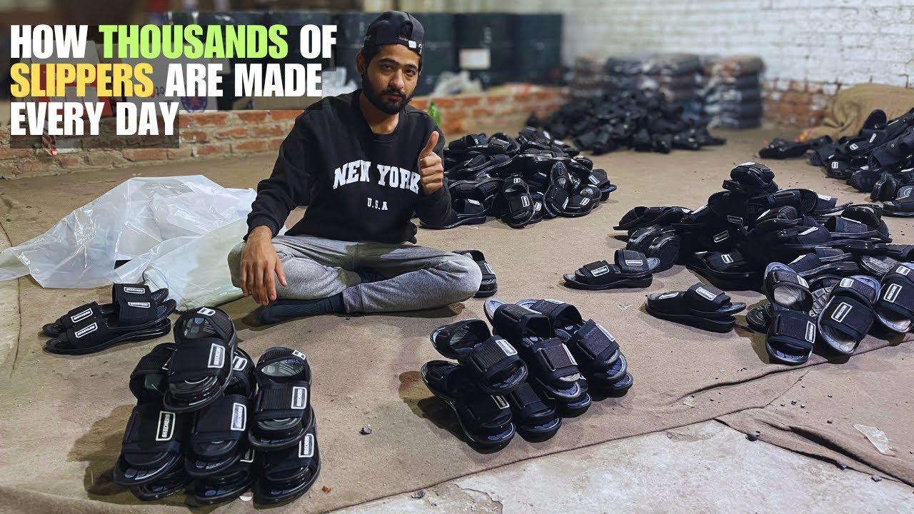 How Thousands of Slippers Are Made Every Day 👟