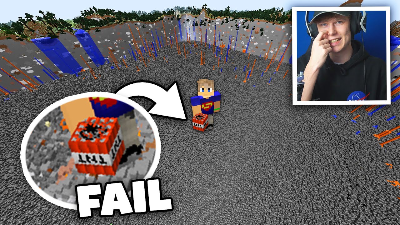 NEJSILNĚJŠÍ TNT V MINECRAFTU, co můžeš odpálit w/Dejzr