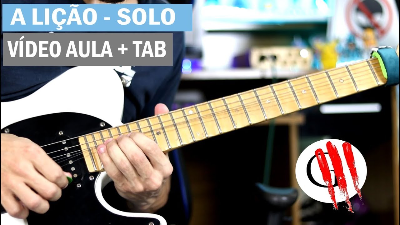 A LIÇÃO | Solo Vídeo Aula + TAB JUNINHO AFRAM ( oficina g3 ALEM DO QUE OS OLHOS PODEM VER )