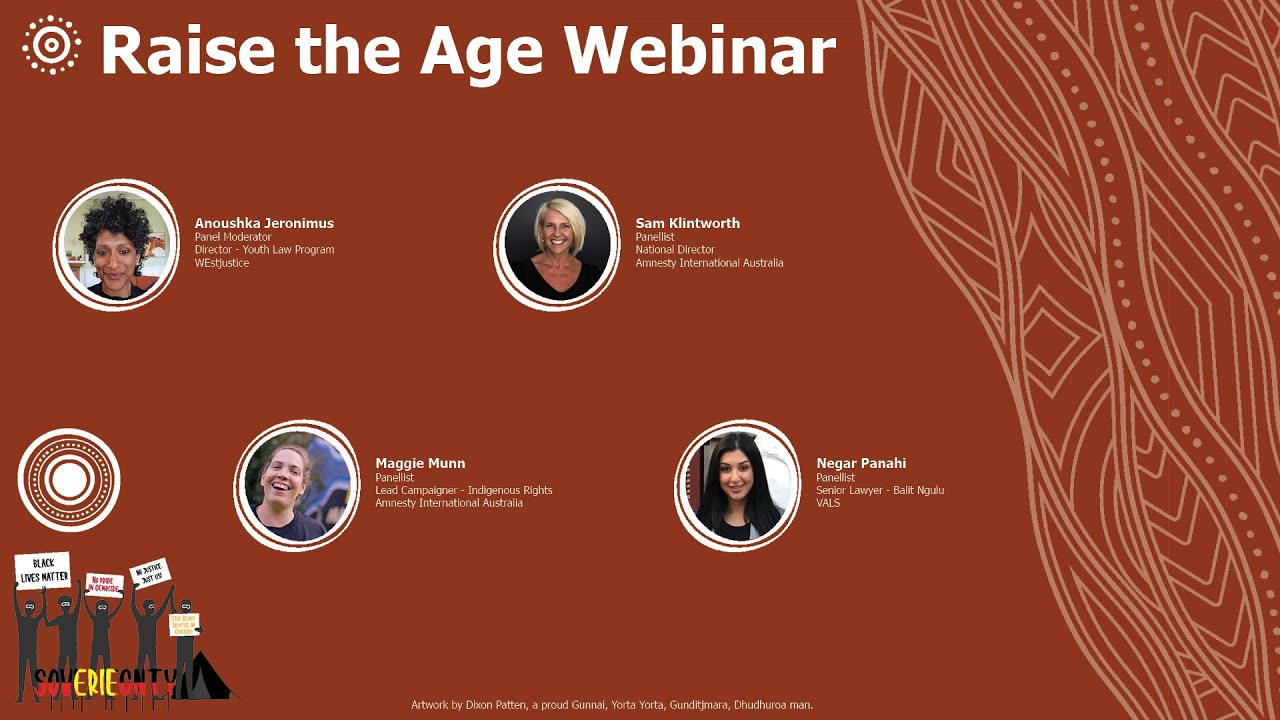 Raise The Age webinar - Victorian Election 2022 (includes Auslan interpreters)