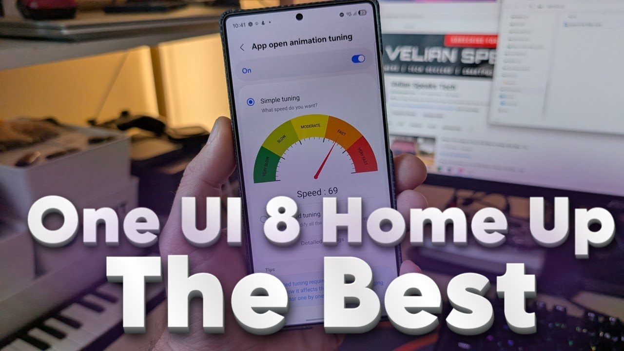 Samsung Home Up for One UI 8 is GREAT - App Opening Animation & Blur Control!