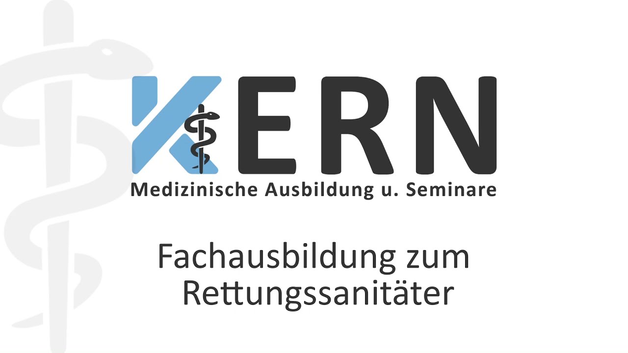 Fachausbildung zum Rettungssanitäter