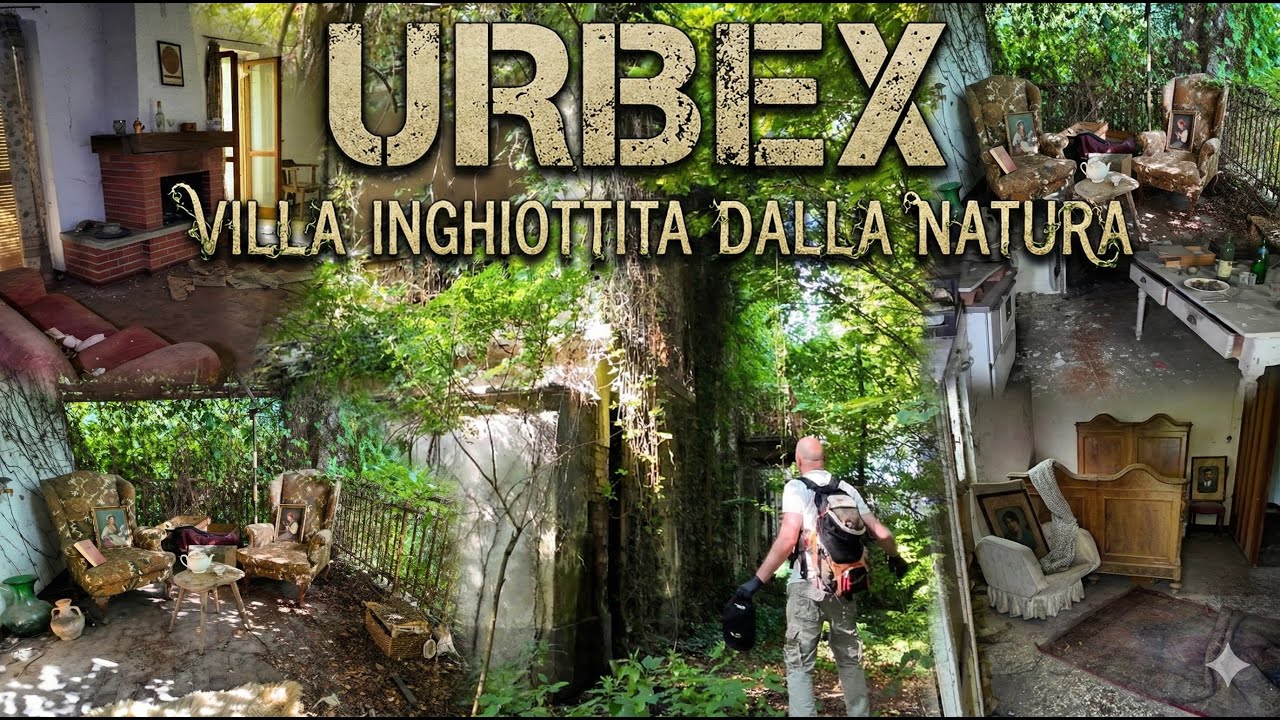 URBEX MAI VISTO un Balcone così! La Natura ha inghiottito questa Villa Fantasma! #urbex #urbexitalia