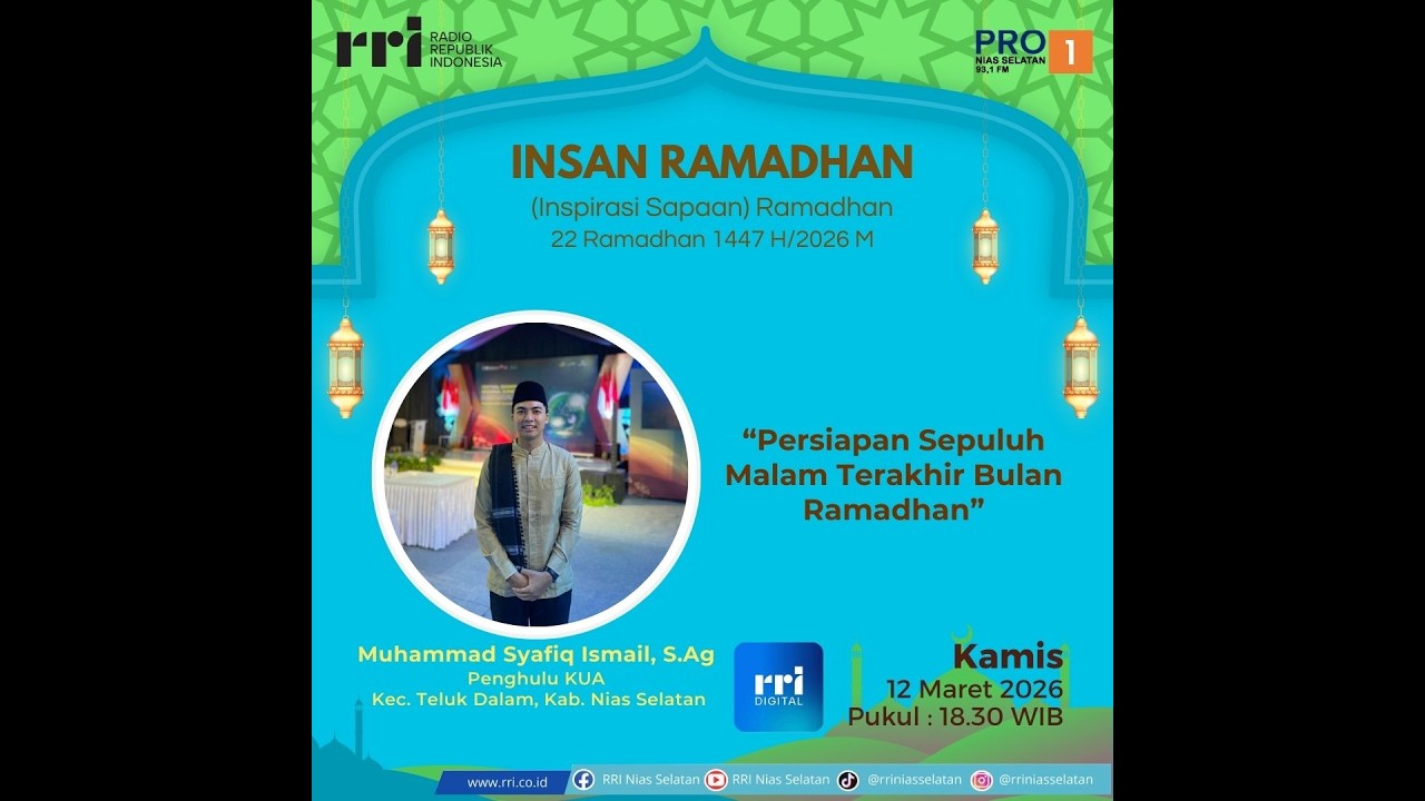 🔴LIVE | INSAN RAMADHAN - Persiapan Sepuluh Malam Terakhir Bulan Ramadhan
