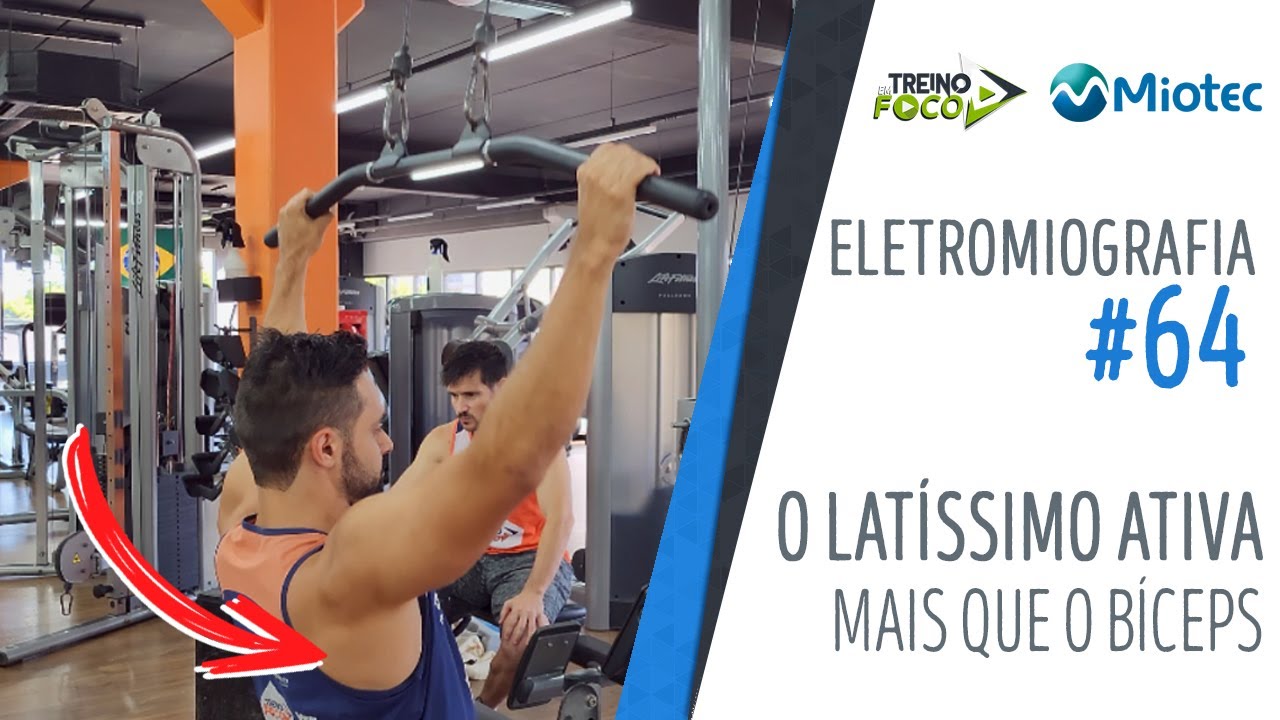 Ativação dos músculos no exercício de Puxada - Experimento Prático - Eletromiografia #64