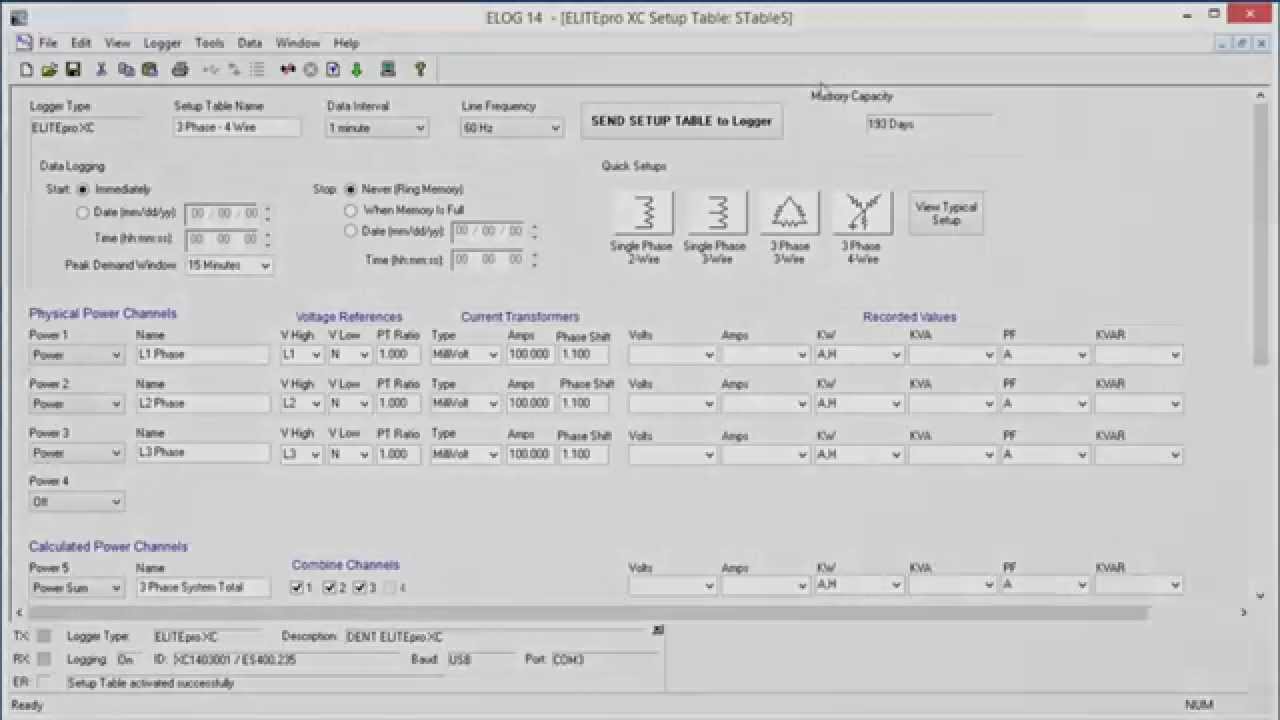 ELOG Software - How to Configure Your ELITEpro Meter for a New Project