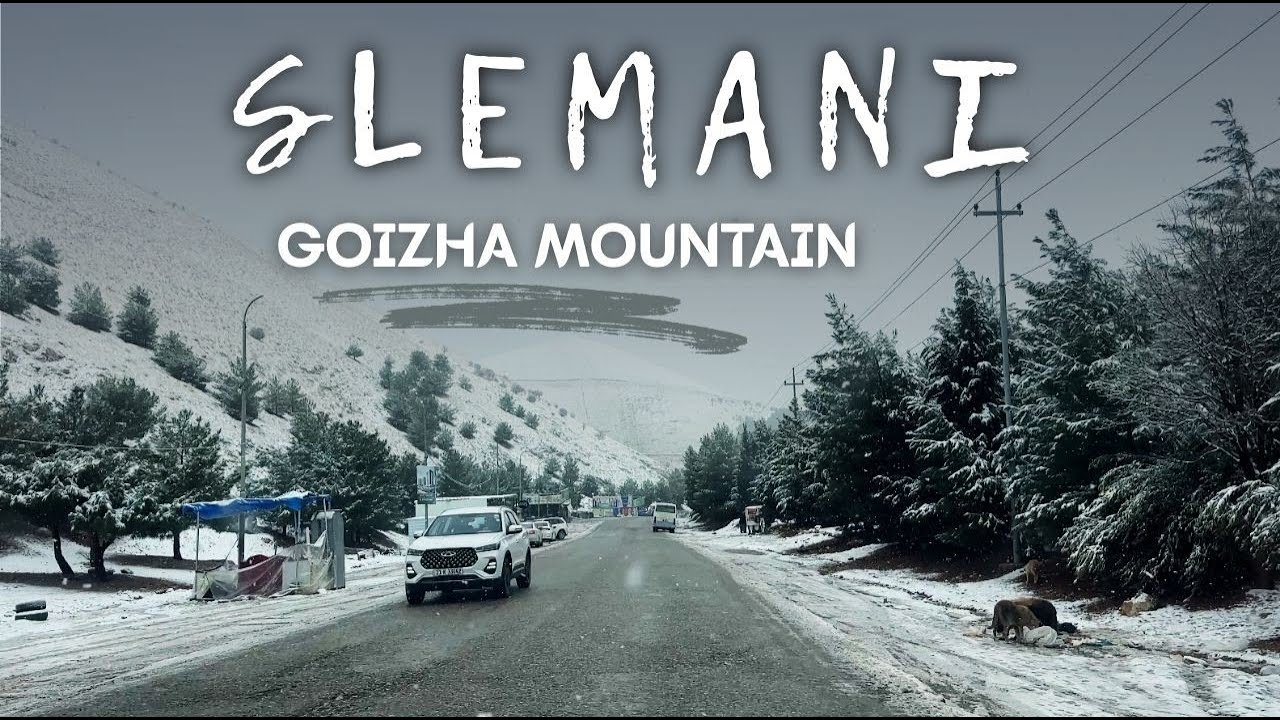 SLEMANI SNOWFALL 2026 - GOIZHA MOUNTAIN - KURDISTAN - 4K | بەفری سلێمانی