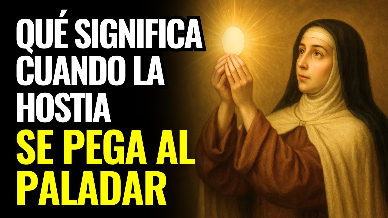 5 VERDADES OCULTAS SOBRE CUANDO LA HOSTIA EUCARÍSTICA SE PEGA EN LA BOCA – SANTA TERESA REVELA