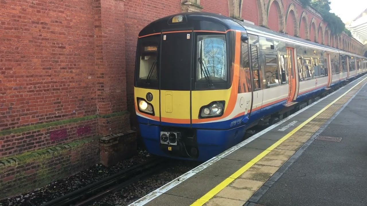 Trains at Crystal Palace Station - London UK