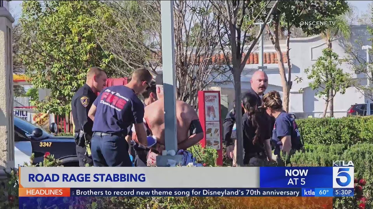 Road rage suspect stabbed at Inland Empire Starbucks