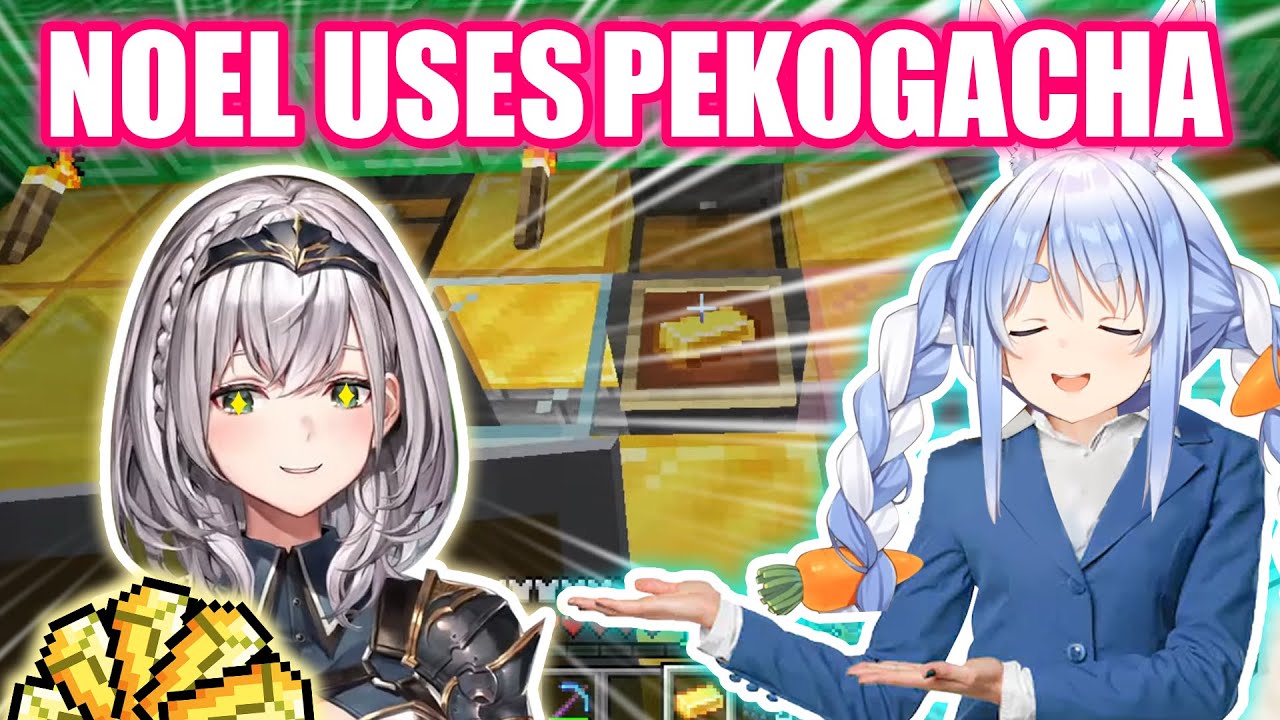Noel Uses Pekogacha! (Both POV) 【Hololive English Sub】