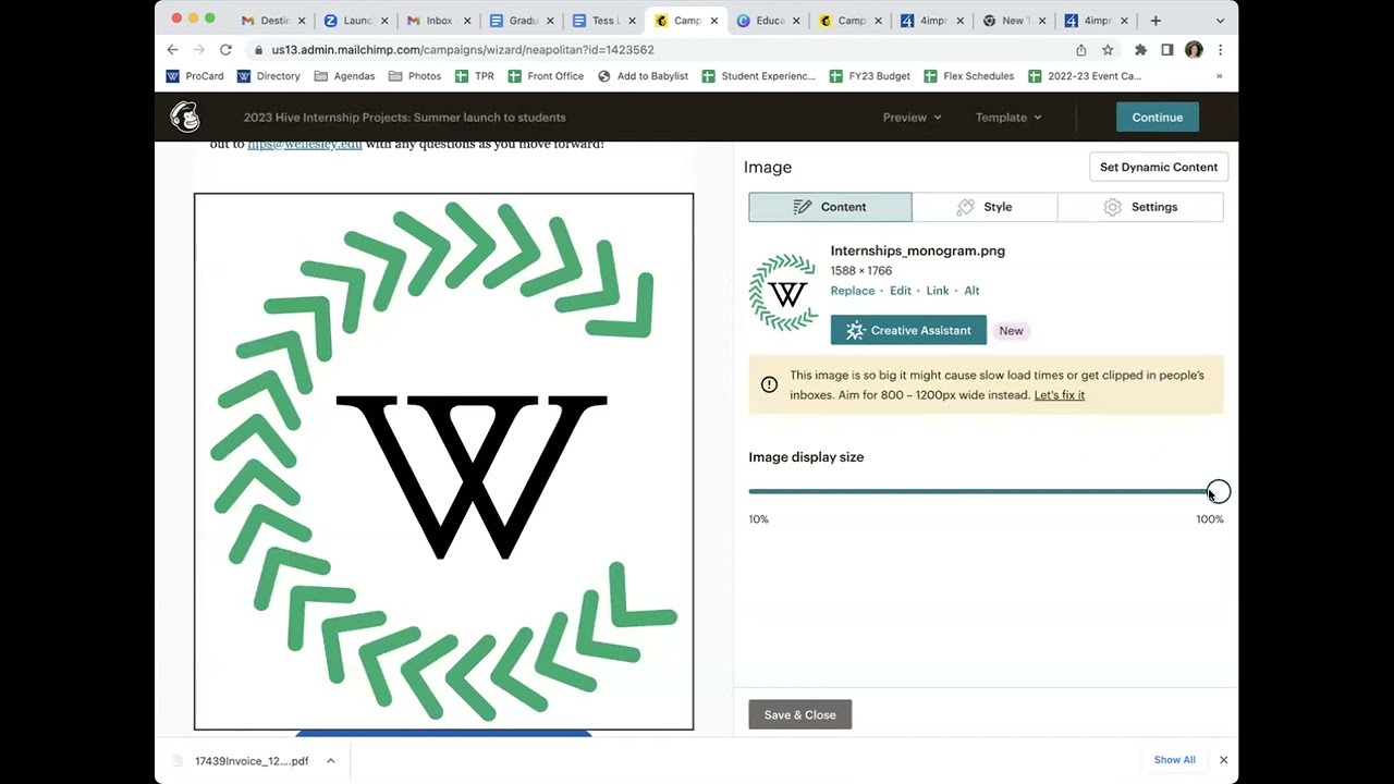 Tess's MailChimp Webinar (January 2023)