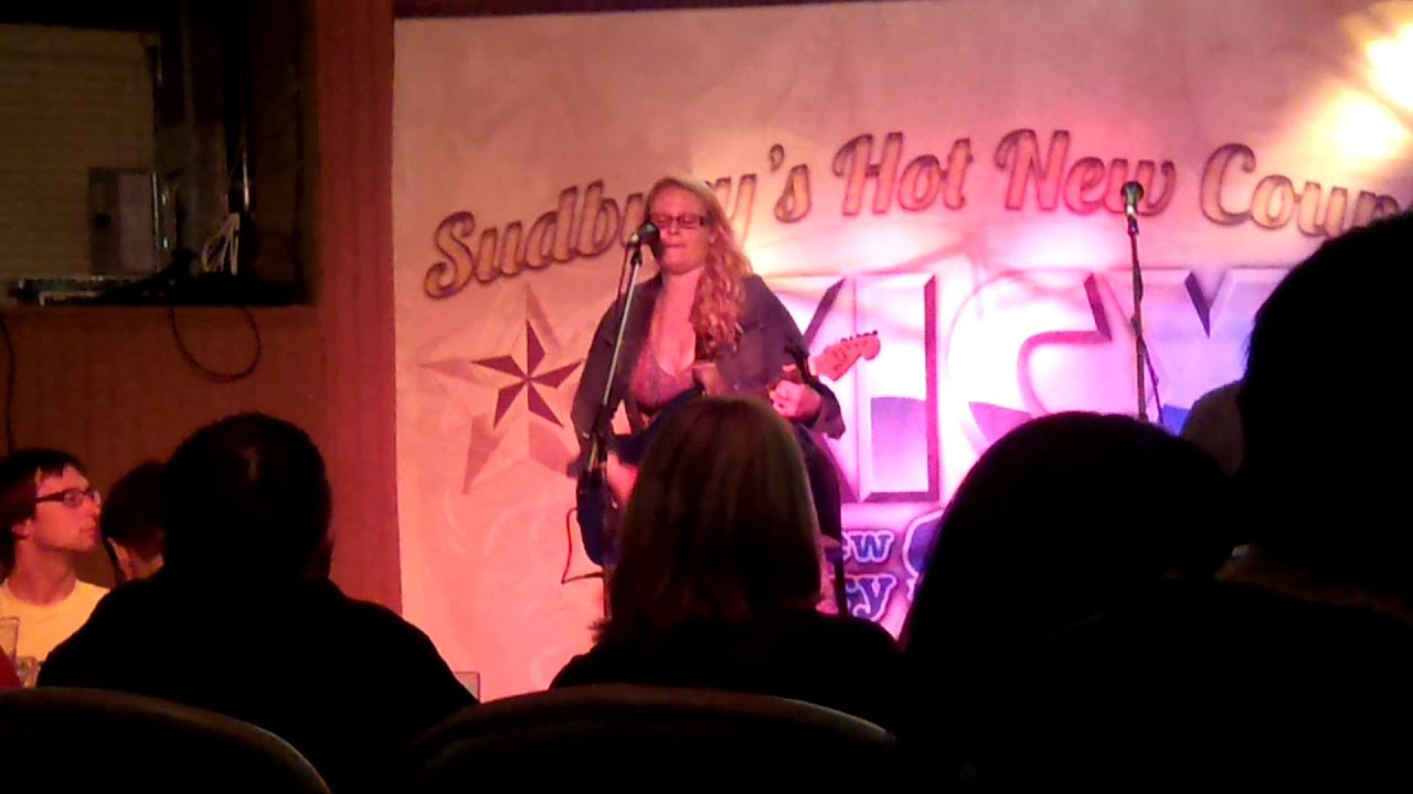 Julie Houle singing her original song Liar Liar