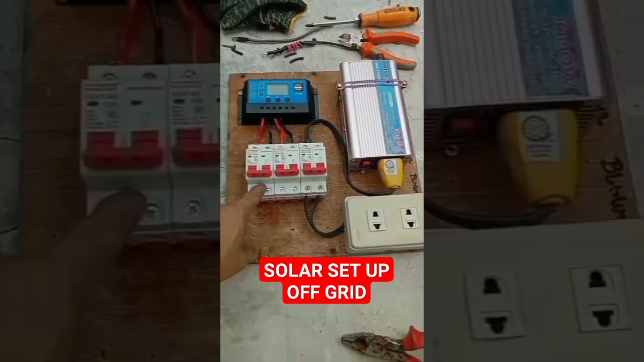 How to install off grid solar set up #tutorial #solartech #solarsetup