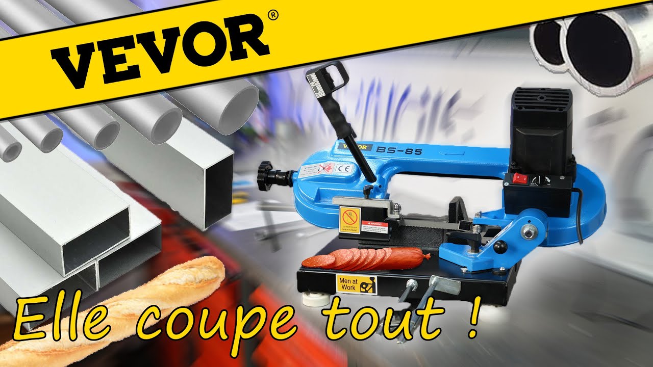 Je teste la scie à ruban Vevor elle coupe !