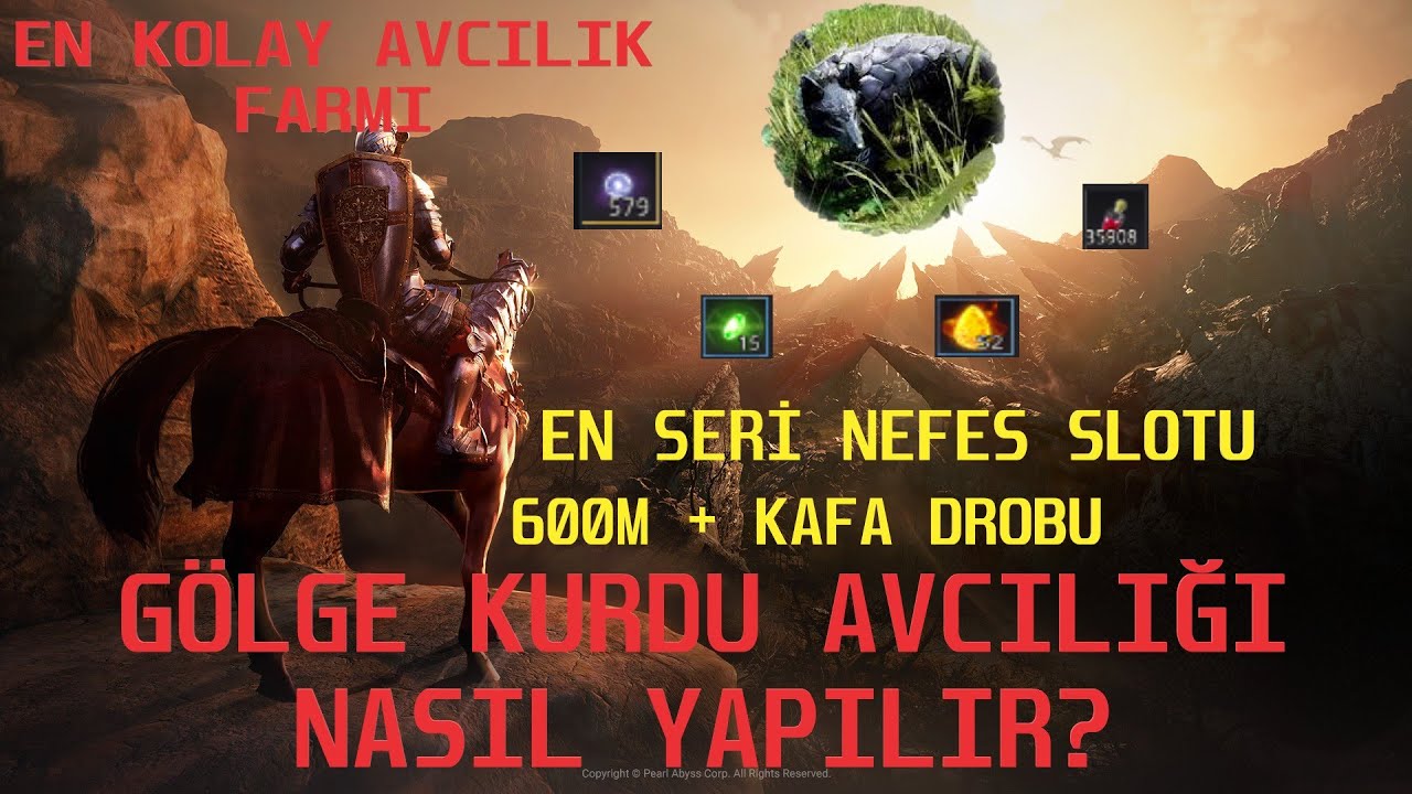 Bdo 🐺NARCİON KURT AVI🐺 Nasıl Yapılır? İncelikler Neler?@Black Desert Online