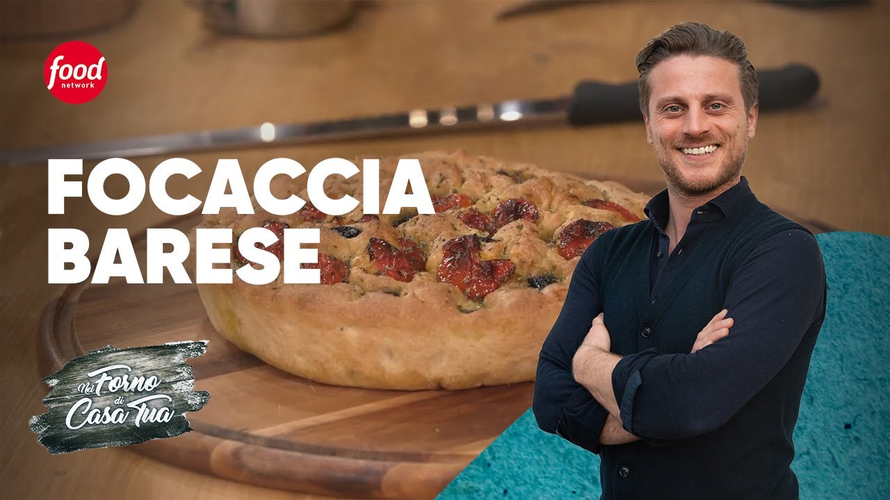 Focaccia Barese | NEL FORNO DI CASA TUA | #incucina con Fulvio Marino