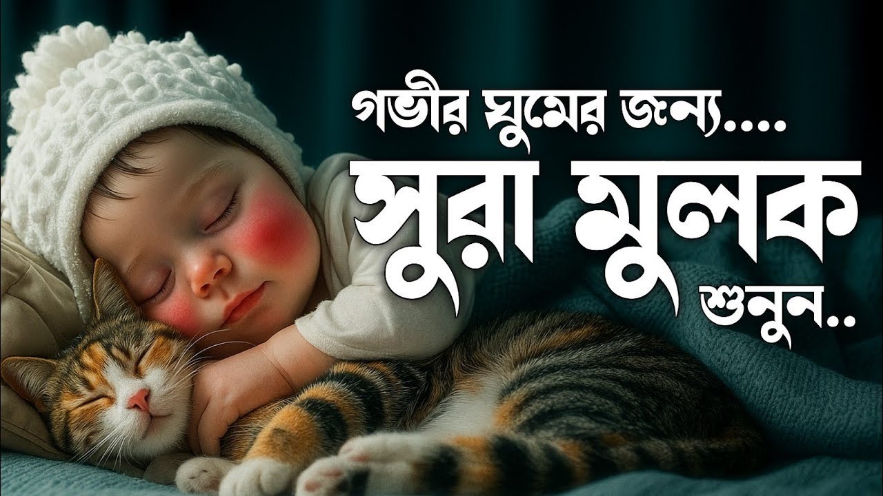 প্রশান্তিময় ঘুমের জন্য সূরা মুলক তিলাওয়াত। BEAUTIFUL QURAN RECITATION | For Relaxing Sleep